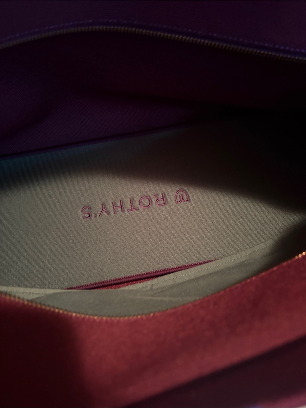 Rothy’s Deep Plum Overnighter Bag - Picture 6 of 7